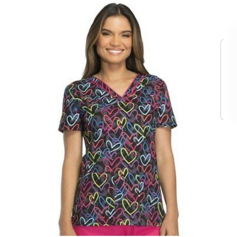 2XL Dickies V-Neck Scrub Top